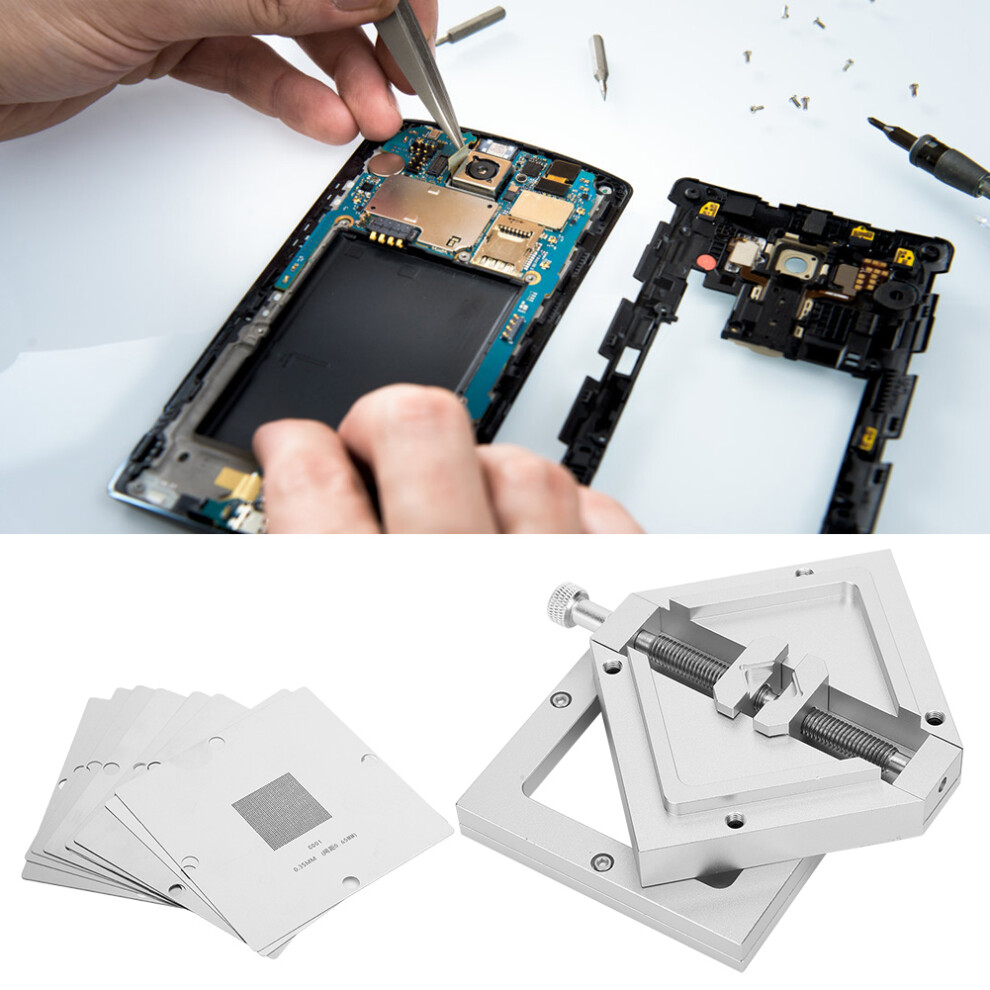 Bga Reballing Rework Station Diagonal Template For Cpu & Phone Ht-90 9311392302872
