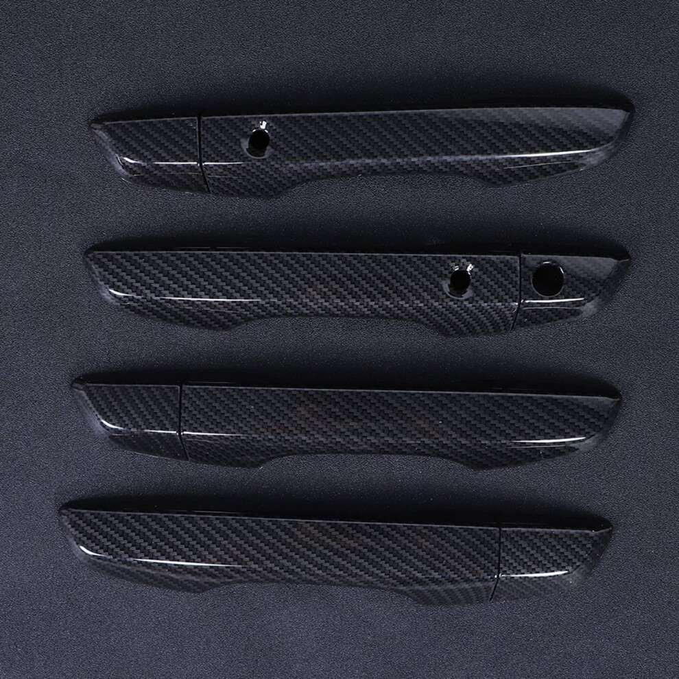 8Pcs Carbon Fiber Style Exterior Door Handle Cover Fit For Honda Civic 10Th 16-19 4071392095673