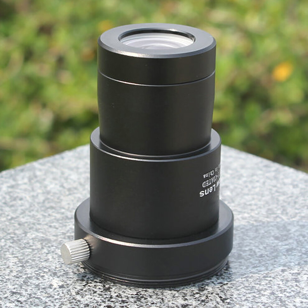 1.25 Inch 5X Magnification Lens For Telescope T2/M35 Thread Black 6931392095722