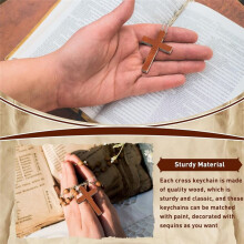 300 Pcs Wooden -Bulk Charm Small Wood -Pendant Hanging Ornament for Men Women DIY Necklace Bracelet