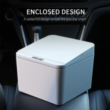4L/6L Touchless Infrared Sensor Trash Can – White/Gray, Auto & Manual