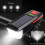 Rechargeable Solar USB Bicycle Light & Horn with 2000mAh 3 Modes Waterproof 4