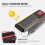 Rechargeable Solar USB Bicycle Light & Horn with 2000mAh 3 Modes Waterproof 5