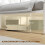Homcom Estructura de Cama Blanco 141.5 x 198 x 98 cm 5
