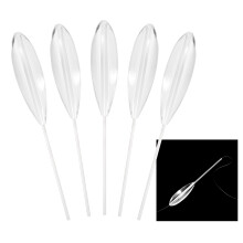 5pcs Clear Acrylic Casting Bobbers Flotation Floats 5g/10g/15g/20g