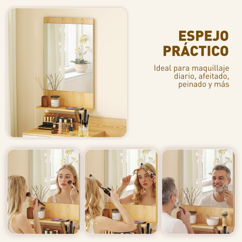 Homcom Muebles de Recibidor Marrón 80 x 39.5 x 33.5 cm 2