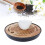 Bamboo Round Tea Tray with Drainage 15