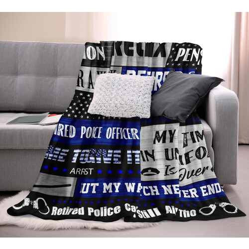 Abschiedsdecke für Männer, 152 x 127 cm, Ruhestandsgeschenk 1