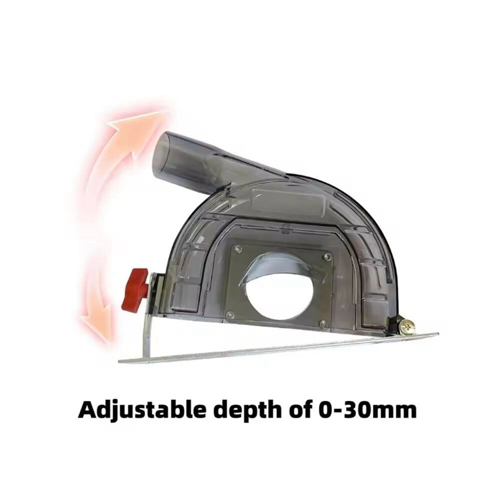 Grinder Guard Modified Dust Cover 43Mm And 48Mm Buckles For 125Mm Polishing Machine, Dust-Free Cutting 6032218114921