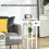 Homcom Mesa Auxiliar Blanco 30 x 30 x 75 cm 3
