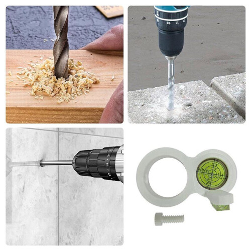 Electric Drill Leveler Tool - Spirit Level Attachment for Efficient Drilling and Construction 1
