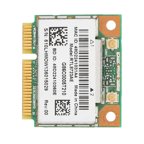 Wireless Network Card RTL8723AE 300M Bluetooth 4.0 Half Mini PCI-E 1