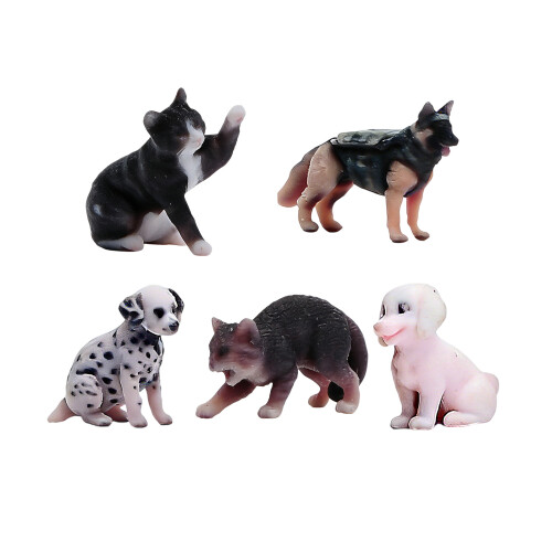 Handmade Miniature Pet Sculpture 3D-German Shepherd Poli 1