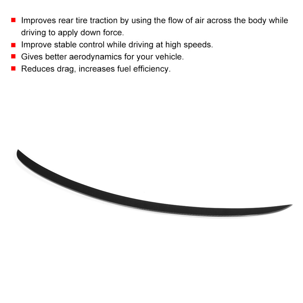 Abs Carbon Look High Kick Spoiler Amg Style 7340572519580