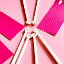 4 Paar Kattenpootjes Eetstokjes, Herbruikbaar, Antislip, Roze, Leuk Cadeau-Idee voor Vriendinnen en Kattenliefhebbers