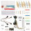 Electronics Starter Kit with Breadboard, Jumper Wires, LEDs & Resistors 1