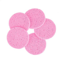 5 Facial Sponge Makeup Remover Pads Reusable for Deep Cleansing (pink) - DD01