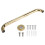 Gold Plated Bathtub Grab Bar 40cm 5