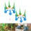 12Pcs Adjustable Watering Sprinkler Set, 13.5x3cm PP Irrigation Tools 1