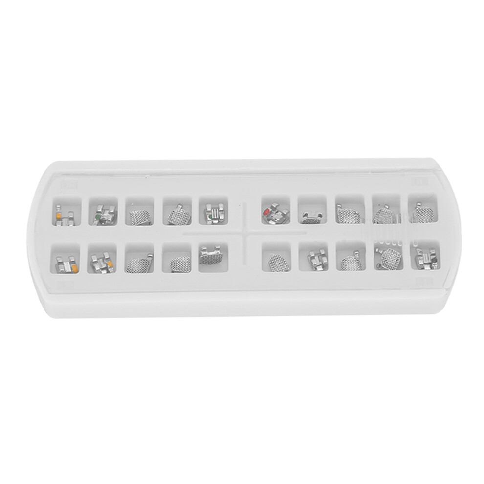 Mini Metal Orthodontic Brackets 0.022 3-4-5 Hooks for Braces