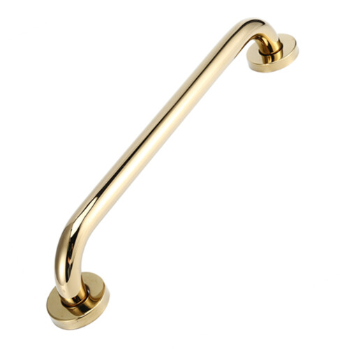 Stainless Steel Gold Bath Grab Rail 15.7in 1