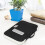 A4 File Folder Bag Portfolio Organizer with Zipper Black Document Case 6