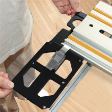 Aluminum Alloy Woodworking Electric Rail Saw with 90 Right Angle Position Plate