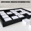 Transparent 35 Grids Plastic Tray For-black box black cott 7