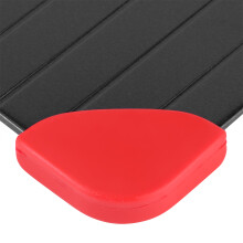 MultiFunctional Aluminum Defrosting Plate 29.5x20.8cm NonStick Black+Red