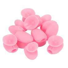 10 pezzi Cover per Spazzole per Labbra in Silicone, Antipolvere, Protettori con Ventosa