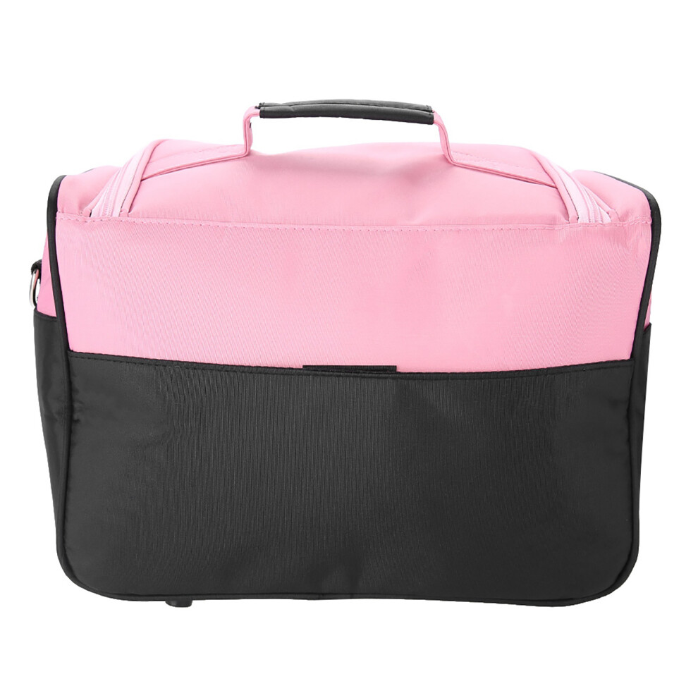 Unisex Pink Travel Hairdressing Tool Bag Rose Large Capacity Salon Equipment Storage