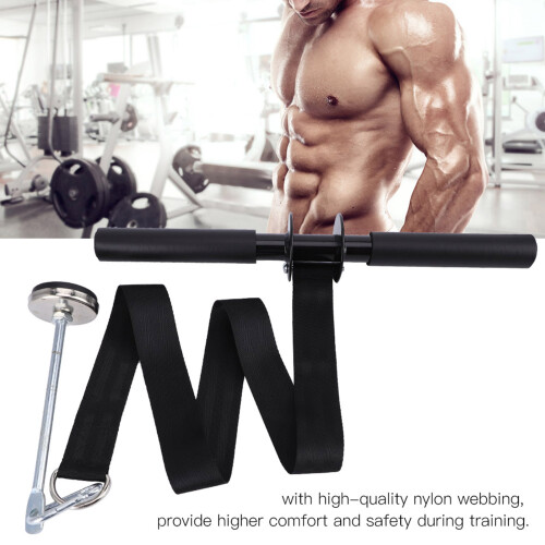 Forearm Strength Trainer with Webbing & Steel Pipe – 1m 3.8cm Width 2