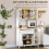 Homcom Alacena de Cocina Blanco 100 x 40 x 180 cm 4