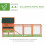 PawHut Gallinero Naranja 347 x 160 x 150 cm 2