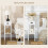 Homcom Mesas Auxiliare Blanco 30 x 30 x 75 cm 6
