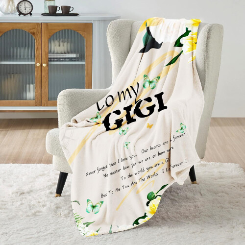 Couverture cadeau pour grand-mère 60 x 50 pouces 1