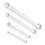 4Pcs Cr-Mo E8-E24 Hex Wrench Set Double End Car Repair Tools Silver 6