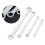 4Pcs Cr-Mo E8-E24 Hex Wrench Set Double End Car Repair Tools Silver 10