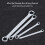 4Pcs Cr-Mo E8-E24 Hex Wrench Set Double End Car Repair Tools Silver 11
