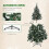 Homcom HOMCOM 5FT Artificial Christmas Tree Xmas Indoor Decoration, Automatic Open 7