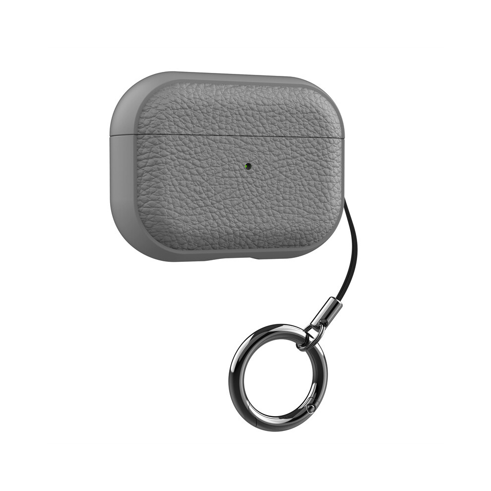 (, Airpods 3) For Airpods 4 3 2 1 Pro Pro2 Pro3 Shockproof Earphone Case Cover Soft Tpu Leather Protective Case Cover Gray 4069369455308
