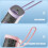 Portable Handheld Fan Clear Shell-pink Ice pack fan 6