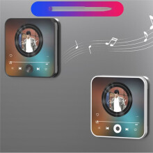 DIY Muziekkoelkastmagneet Gepersonaliseerde Fotomagneten Kunnen Liedjes Afspelen Ingebouwd Album Koelkastmagneet Koelkaststickers B