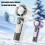 Portable Handheld Fan Clear Shell-pink Ice pack fan 7