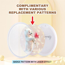 Button Maker Machine 70pcs Pin Maker Installation-Free 55mm+35mm DIY Magnet Maker Pressing Machine Kit