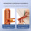 Woodworker Multifunctional Ruler Ceiling Leveling Cabinet Door Installation and Positioning Contour Taking Shape Scribe 5