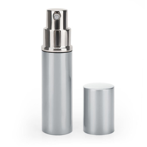 5PCS 10ml Refillable Perfume Atomizer Set - Portable Aluminum Cosmetic Bottles