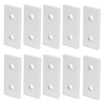 10 Aluminium Connecting Plates Flat Reinforcement Tool 2 Hole for Easy Assembly