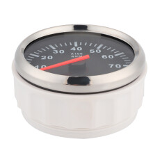 85mm Digital Tachometer 8000RPM Waterproof 12V/24V Car Boat Gauge