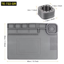 Tappetino di Saldatura In Silicone Resistente al Calore Fino A 500C/932F per Riparazione Elettronica di Schede PCB per Cellulari e Laptop